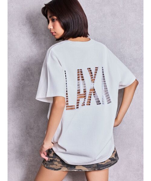 GYDA（ジェイダ） tシャツ LAXAメッシュBIG Tシャツ レディース