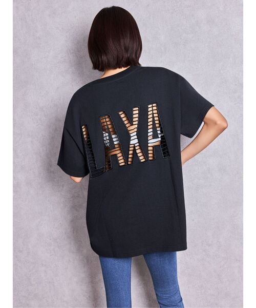 GYDA（ジェイダ） tシャツ LAXAメッシュBIG Tシャツ レディース