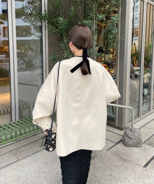 hinari ダウンジャケット アイボリー FREE 新品 hinari（ヒナリ