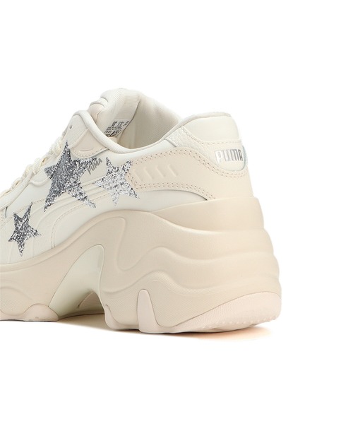 「PUMA」 ローカットスニーカー 22.5cm アイボリー レディース_画像7