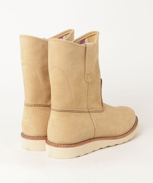 ベ*ー様 RED WING ペコスブーツ ベージュ スエード　8インチ1/2　8 RED WING SHOES（レッドウィング） 「RED WING」 ペコス ブーツ 28.5cm