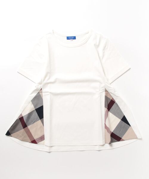 「BLUE LABEL CRESTBRIDGE」 半袖カットソー 38 ブルー レディース_画像3