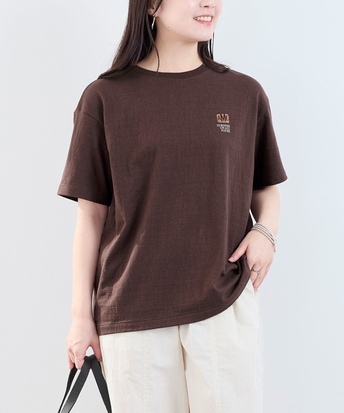 AMERICANA（アメリカーナ） tシャツ 「AMERICANA」別注-ラフィー丸胴