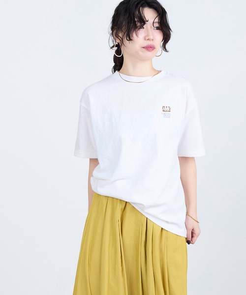 AMERICANA（アメリカーナ） tシャツ 「AMERICANA」別注-ラフィー丸胴