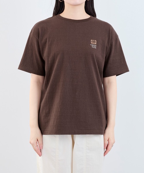 AMERICANA（アメリカーナ） tシャツ 「AMERICANA」別注-ラフィー丸胴