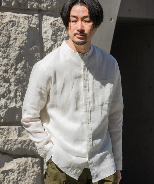 「URBAN RESEARCH ROSSO MEN」 長袖シャツ MEDIUM ブラック メンズ_画像2