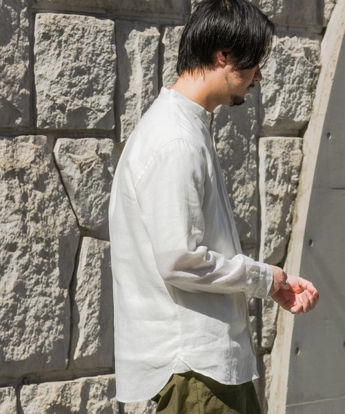「URBAN RESEARCH ROSSO MEN」 長袖シャツ MEDIUM ブラック メンズ_画像3