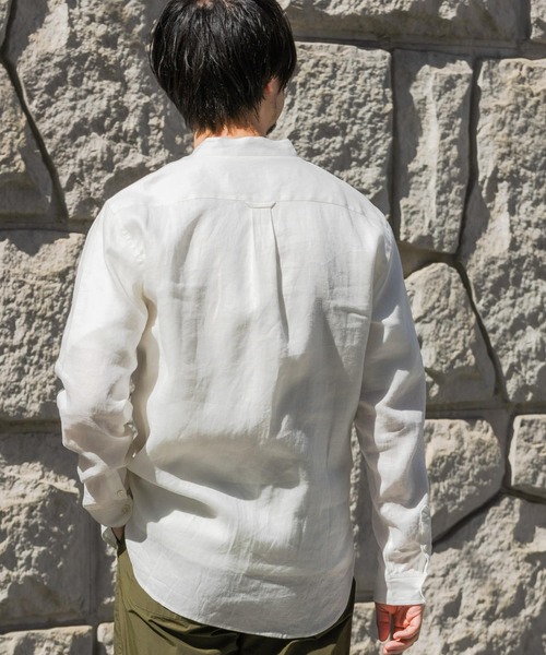 「URBAN RESEARCH ROSSO MEN」 長袖シャツ MEDIUM ブラック メンズ_画像4