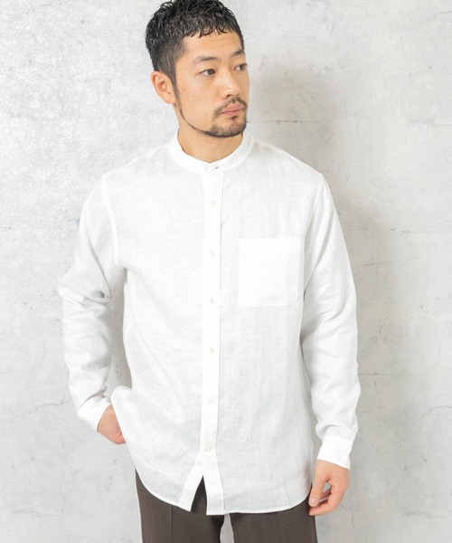 「URBAN RESEARCH ROSSO MEN」 長袖シャツ MEDIUM ブラック メンズ_画像7