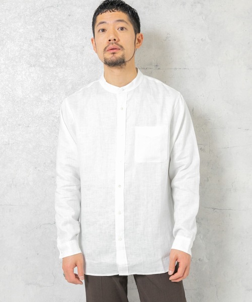 「URBAN RESEARCH ROSSO MEN」 長袖シャツ MEDIUM ブラック メンズ_画像8
