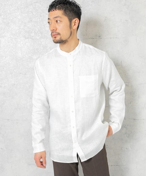 「URBAN RESEARCH ROSSO MEN」 長袖シャツ MEDIUM ブラック メンズ_画像9