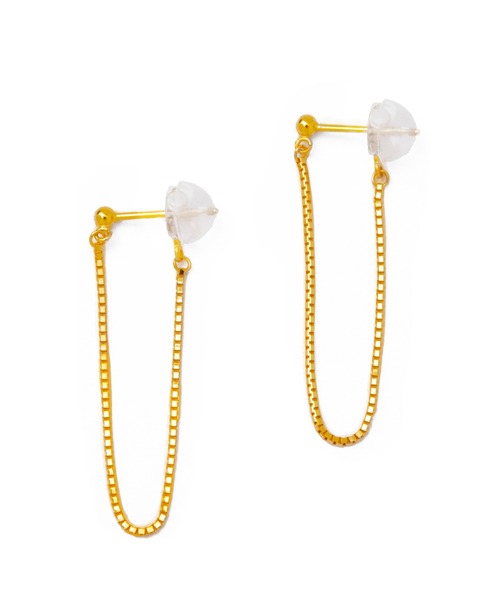 ピアス 「les bon bon」k18 amour drape pierce/アムール ドレープ ピアス pair BOB945 レディースの画像
