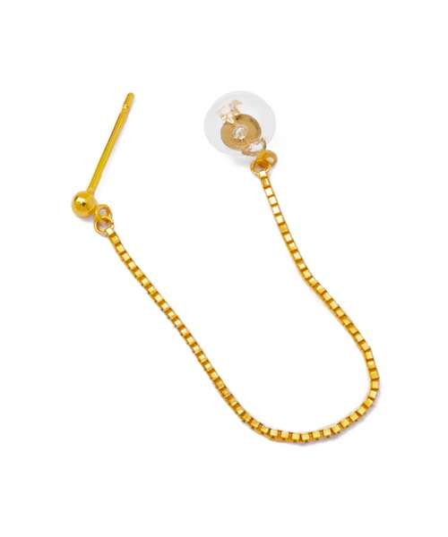 ピアス 「les bon bon」k18 amour drape pierce/アムール ドレープ ピアス pair BOB945 レディースの画像
