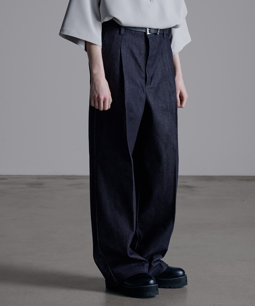 「Loose/ルース」 デニムパンツ M サックスブルー メンズ_画像6