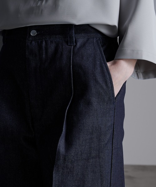 「Loose/ルース」 デニムパンツ M サックスブルー メンズ_画像9