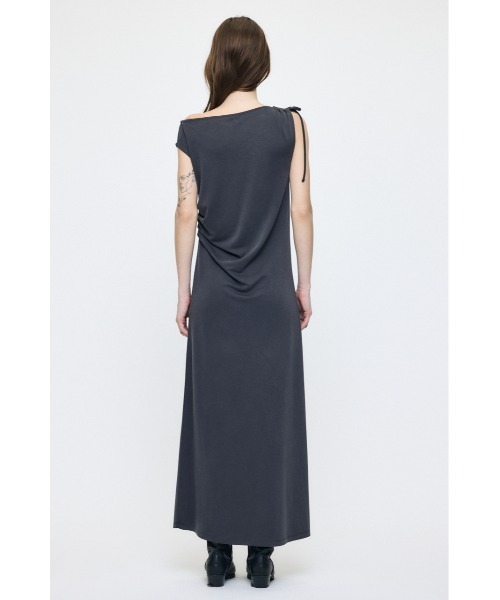 MOUSSY（マウジー） ワンピース ASSYMMETRY NECK JERSEY ドレス