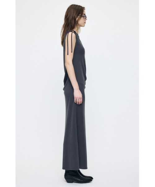 MOUSSY（マウジー） ワンピース ASSYMMETRY NECK JERSEY ドレス