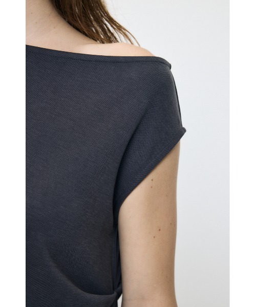 MOUSSY（マウジー） ワンピース ASSYMMETRY NECK JERSEY ドレス