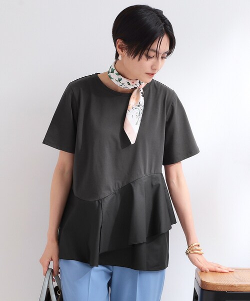 OPAQUE.CLIP（オペークドットクリップ） tシャツ 半袖 ペプラム