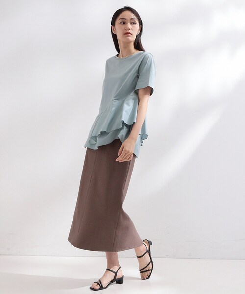 OPAQUE.CLIP（オペークドットクリップ） tシャツ 半袖 ペプラム