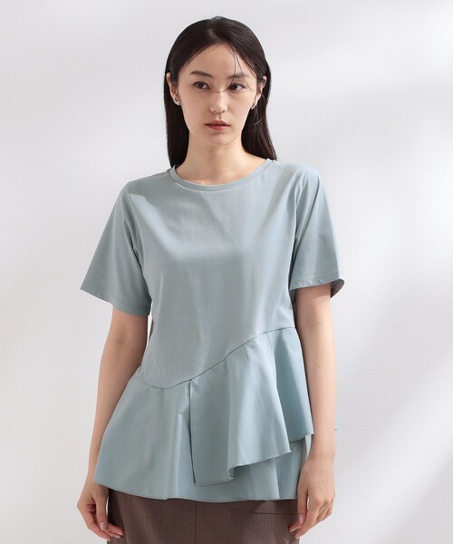 OPAQUE.CLIP（オペークドットクリップ） tシャツ 半袖 ペプラム