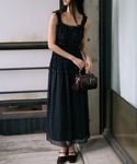 ワンピース SHIRRING FRILL DR...の詳細画像1