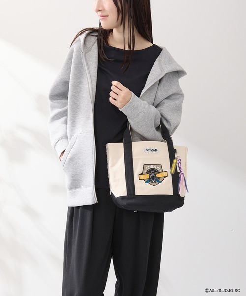 トートバッグ 小さめ 「ジョジョの奇妙な冒険×OUTDOOR PRODUCTS