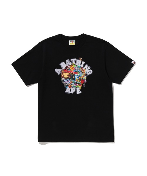 A BATHING APE（アベイシングエイプ） tシャツ COLORFUL 3D GRAPHIC