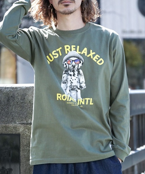 「roial」 長袖Tシャツ LARGE ホワイト メンズ_画像2