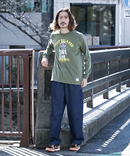 「roial」 長袖Tシャツ LARGE ホワイト メンズ_画像5