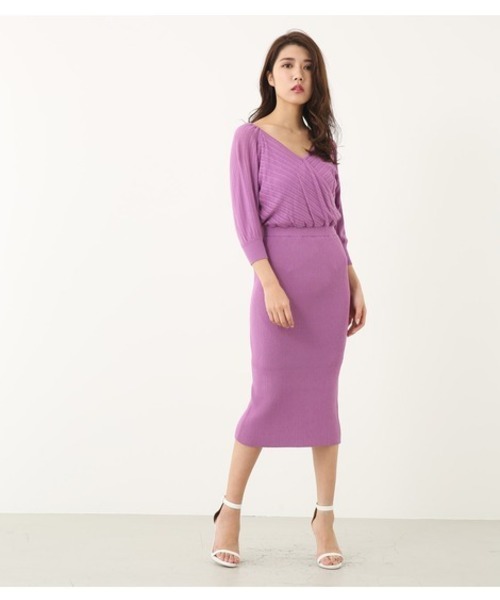 ワンピース オープンワークカシュクールニットワンピース Zozotown Paypayモール店 通販 Paypayモール