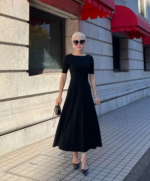 JENNE　ボートネックカットソーワンピース ワンピース ボートネック カットソーワンピース : ZOZOTOWN Yahoo!店