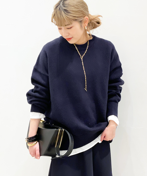 AP STUDIO/エーピーストゥディオ LINE KNIT プルオーバー AP STUDIO