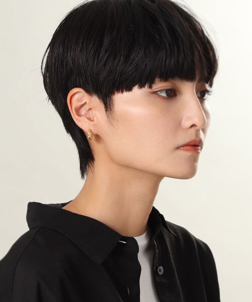 COCOSHNIK（ココシュニック） ピアス シルバー スモールフープ