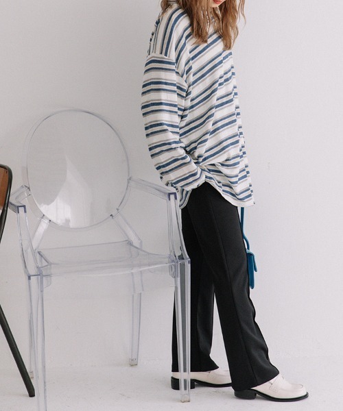 ニット セーター loose border knit/ルーズボーダーニット