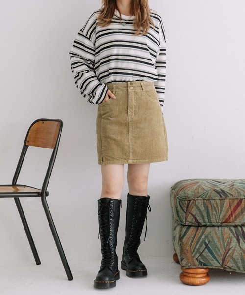 ニット セーター loose border knit/ルーズボーダーニット レディース loose border knit/ルーズボーダーニット（ニット/セーター