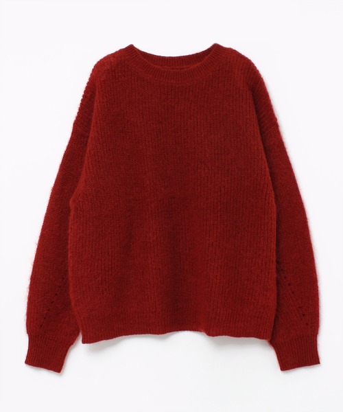 RNA-N ニット セーター K2614 モヘアニットデザインプルオーバー