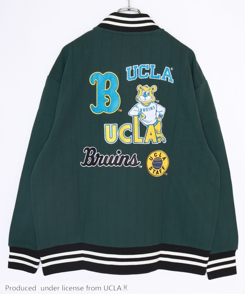 CUNE スウェット プリント スタジャン サイズ３ 両腕ボア ビッグロゴ スウェットスタジャン｜ウサギがいる｜CUNE ONLINE STORE