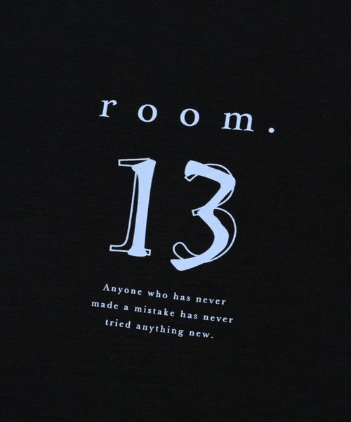 room.13半袖Tシャツ 黒 room.13 tシャツ logo big sweat メンズ レディース : ZOZOTOWN