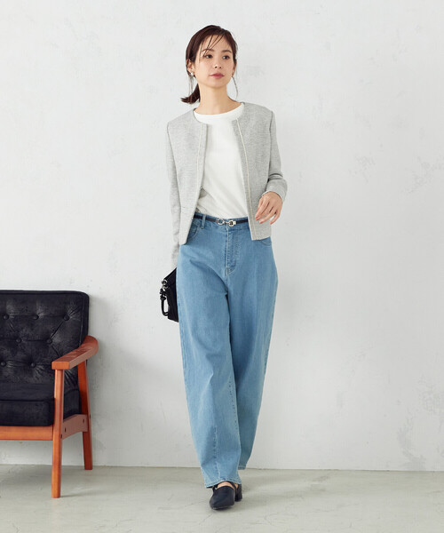 COMME CA ISM（コムサイズム） ジャケット ノーカラージャケット