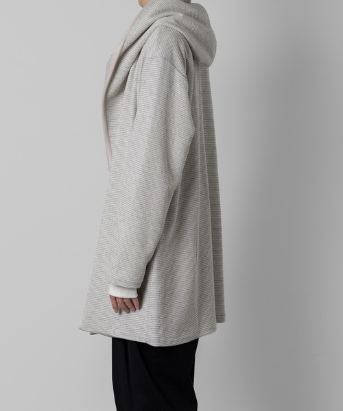 カーディガン DRAPE HOOD CARDIGAN メンズの画像