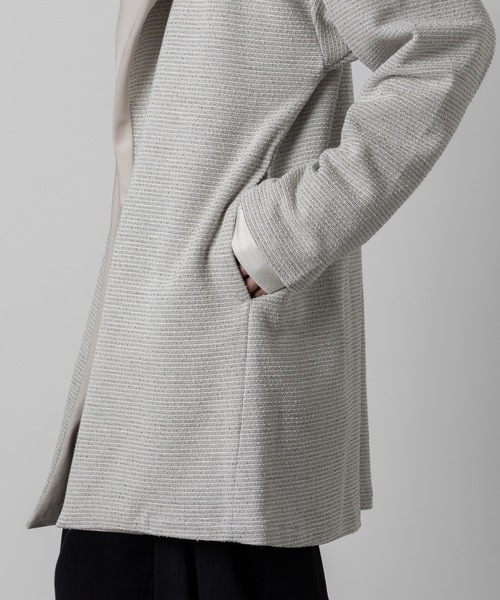 カーディガン DRAPE HOOD CARDIGAN メンズの画像