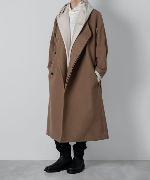 カーディガン DRAPE HOOD CARDIGAN メンズの画像