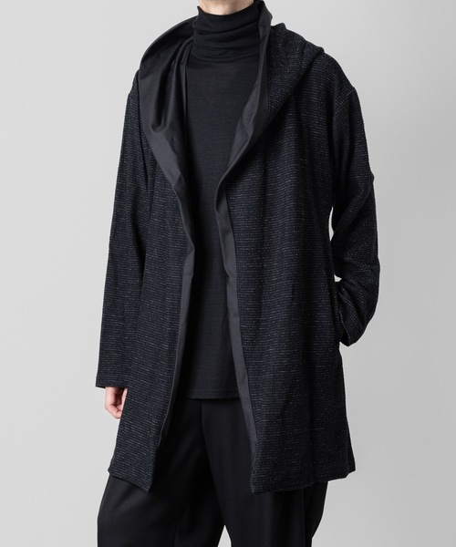カーディガン DRAPE HOOD CARDIGAN メンズの画像