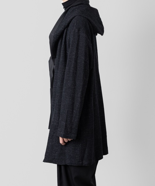 カーディガン DRAPE HOOD CARDIGAN メンズの画像