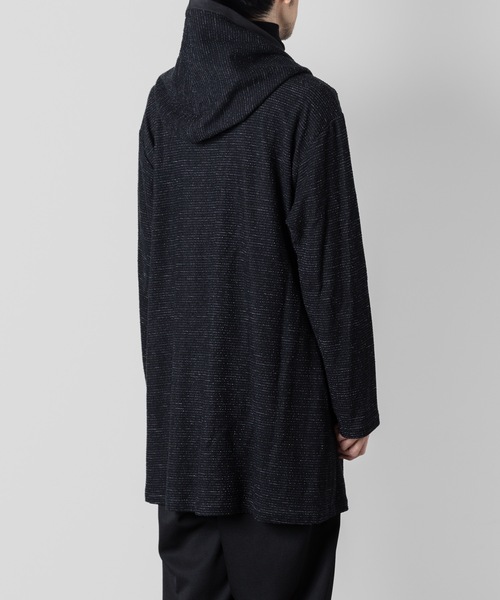カーディガン DRAPE HOOD CARDIGAN メンズの画像