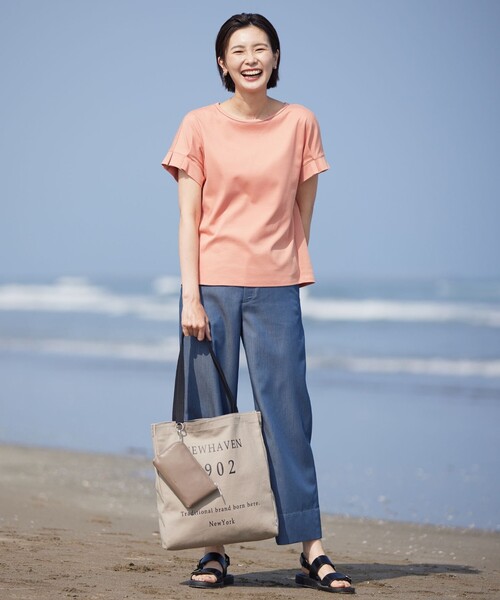 J.PRESS パンツ 「洗える」ツイルライトストレッチ セミワイド