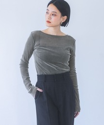 タグ付き新品未使用　アパートバイローリーズ　シアーベロアカットソー シアーベロアカットソー_長袖（Tシャツ/カットソー）｜A part by