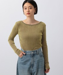 新品！apart by lowrys シアーベロアカットソー シアーベロアカットソー_長袖（Tシャツ/カットソー）｜A part by