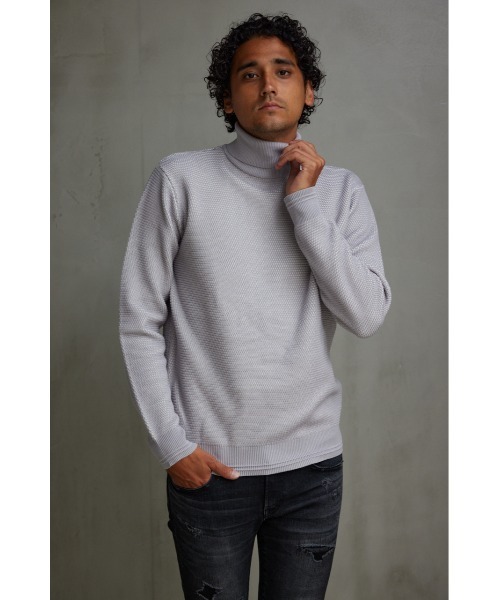 美品 日本製 クルニ 23AW メンズ ジップアップベストニット ハイネック CULLNI（クルニ）の「23-AW-044 High Neck Zip Up Vest Knit（ニット